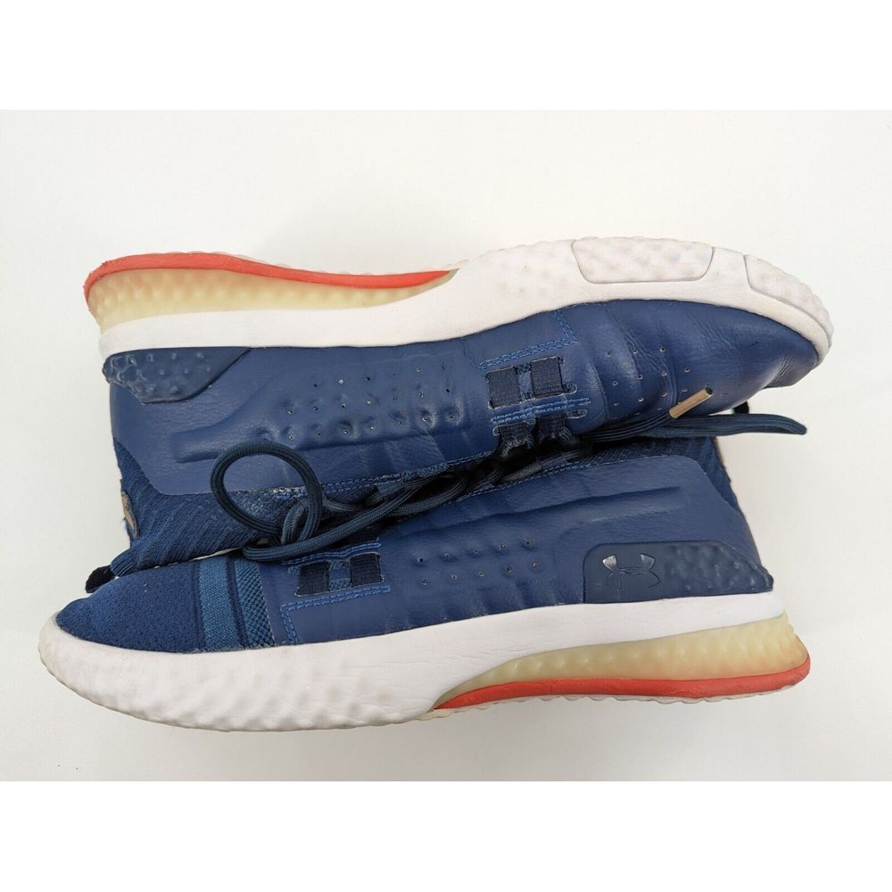 Under Armour Project Rock 1 Navy Blue Marine Training Shoes, Men's 12.5 - Picture 7 of 13